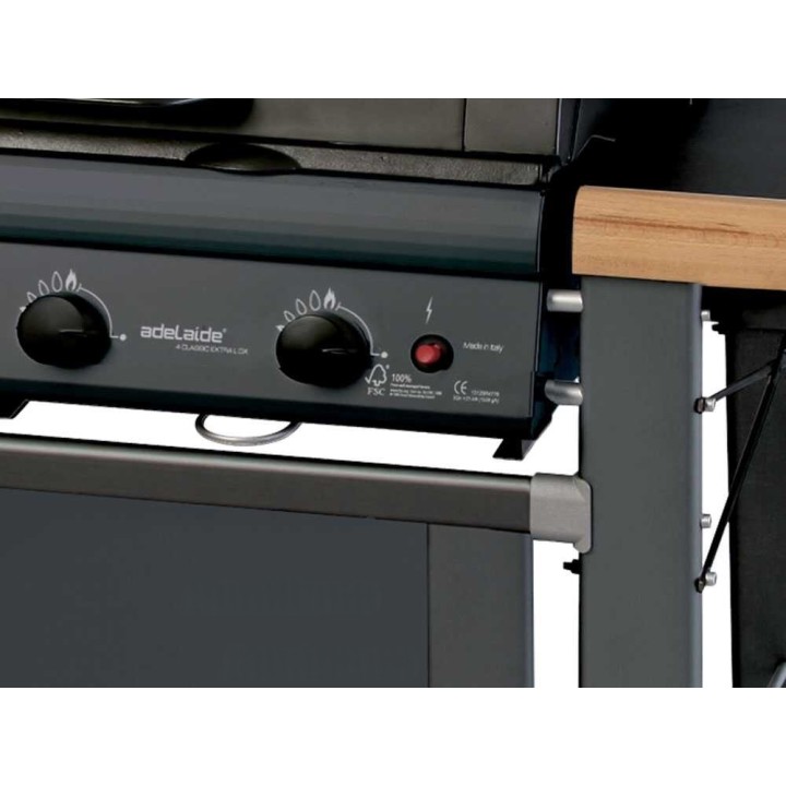 Campingaz Adelaide 4 Classic Extra LDX kaasugrilli, 21 kW, sivukeitin