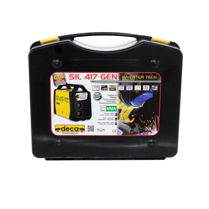Deca SIL 417GEN invertterihitsauskone, MMA/TIG, 10–170 A, 230 V, kuljetuslaukku