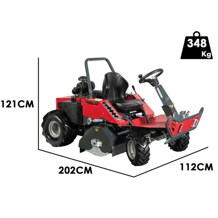 FOX 95 2WD traktorimurskain, 95 cm, Loncin 708 cm³, hydrostaattinen