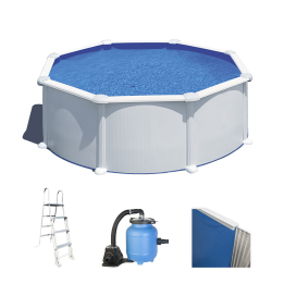 Gre Atlantis Rotonda 350 120 cm teräsallas 11 250 l Aqualoon suodatin
