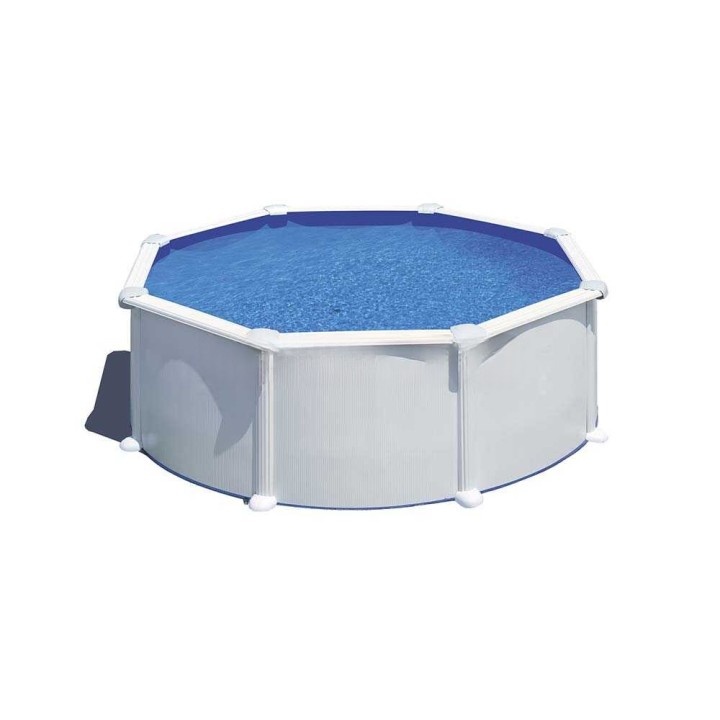 Gre Atlantis Rotonda Ø350 × 120 cm teräsallas, 11 250 l, Aqualoon-suodatin