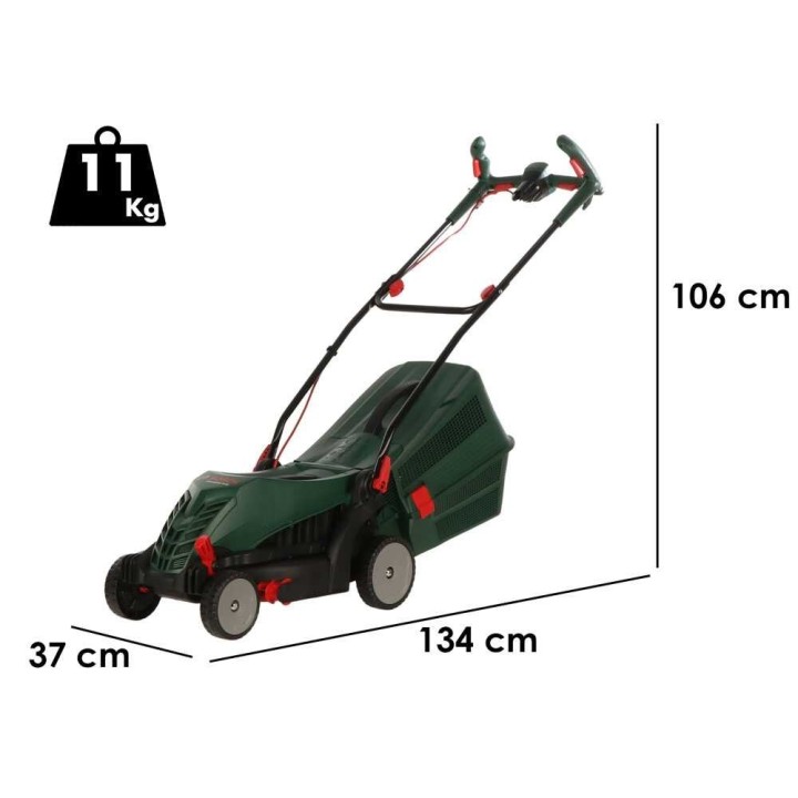 Bosch UniversalRotak 34-405 sähköruohonleikkuri, 1 300 W, 34 cm