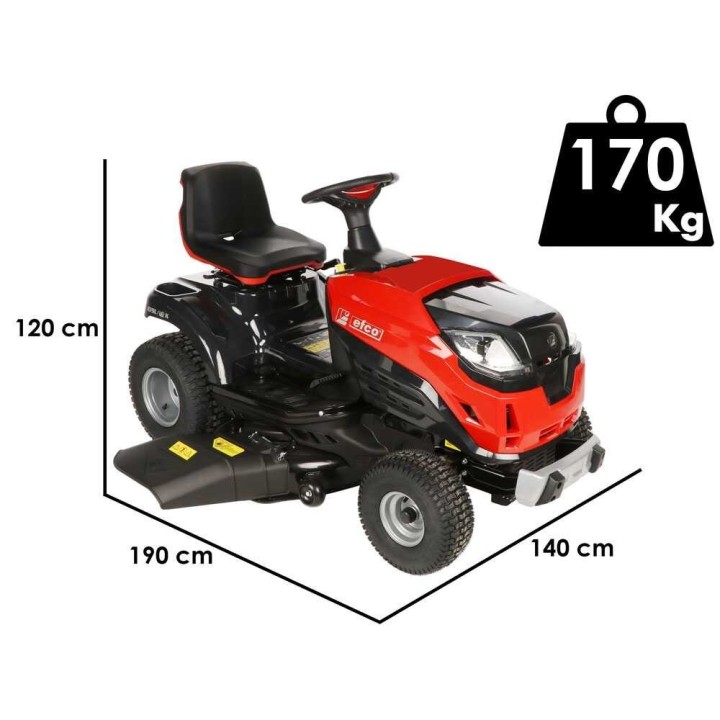 Efco EF 109 L/16 K ajoleikkuri, sivulle heittävä ja silppuava, 452 cm³
