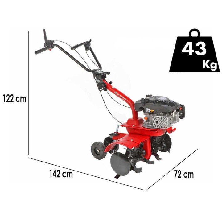 Eurosystems E3-EVO MA -puutarhajyrsin, 70 cm, Rato RV170S-Pro, 170 cm³