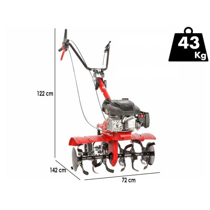 Eurosystems E3-EVO RM -moottorijyrsin, Rato 170 cm³, 70 cm, 5,5 HP