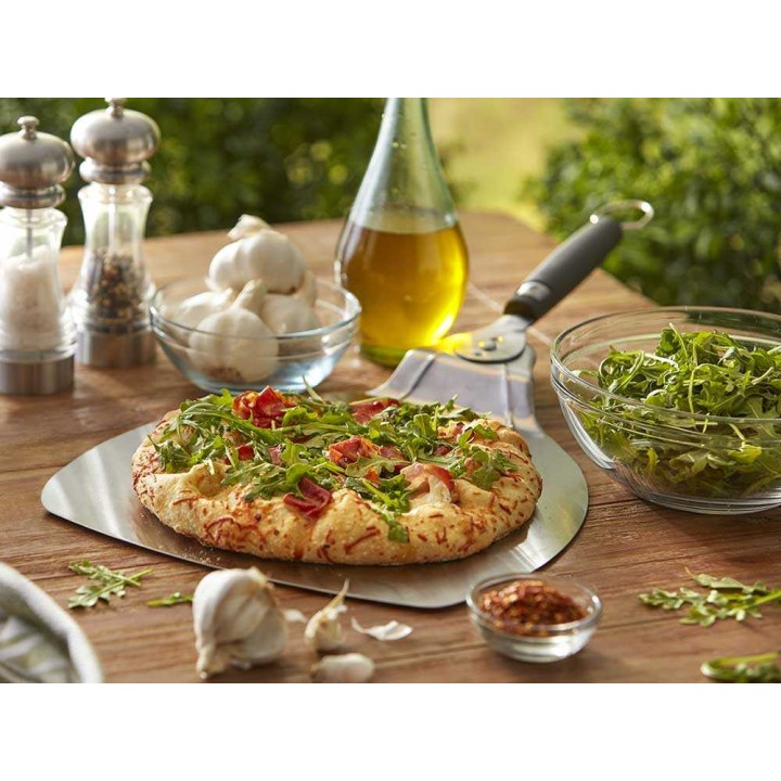 Weber pizza-lapio ruostumatonta terästä, kääntyvä kahva, 4,3 × 31,5 × 57 cm