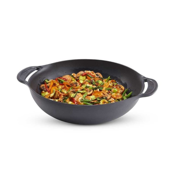 Weber Crafted -wokki höyrytyskorilla, emaloitu valurauta, 5,7 l