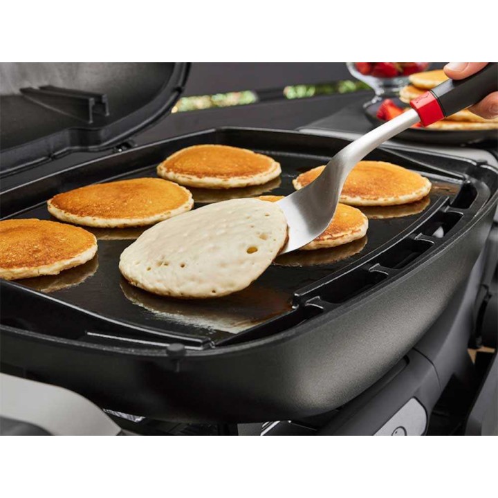 Weber Q 3200N+ emaloitu valurautainen paistolevy, 63,5 × 47 cm