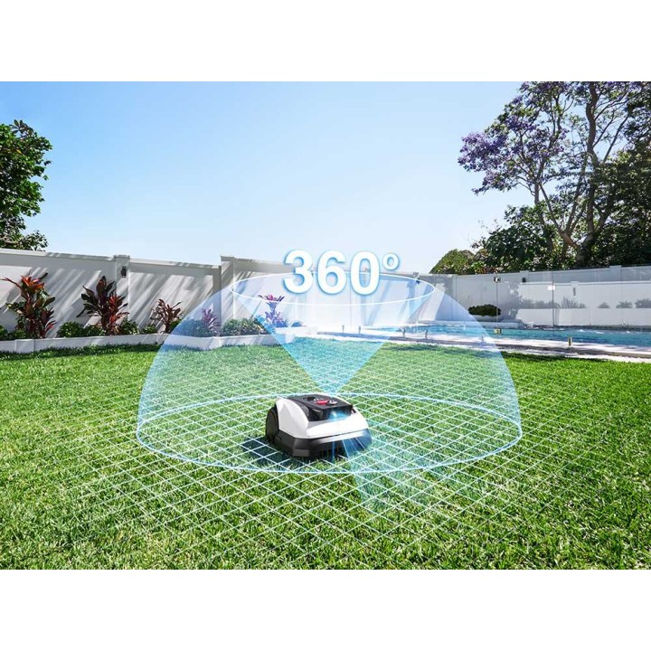 Ecovacs GOAT O500 Panorama robottiruohonleikkuri, 18 V, ilman rajakaapelia