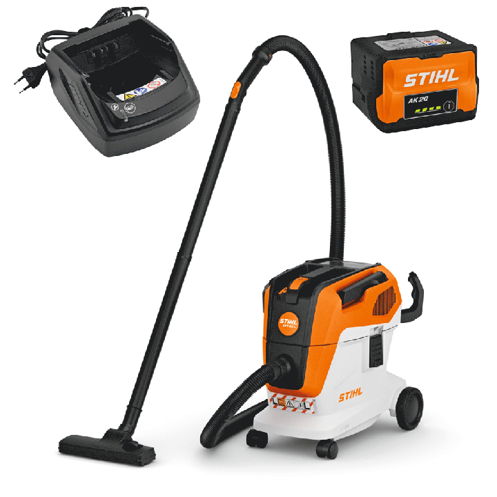 STIHL SEA 60 L akkukäyttöinen imuri 12 l 450 W 36 V AK 20 akuilla