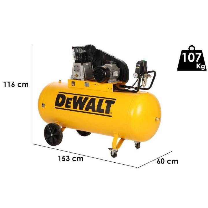 DeWalt DXCMB4T270HE hihnakompressori, 4 HP, 270 l, 400 V