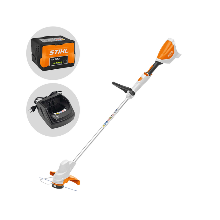 STIHL FSA 57 akkuraivaussaha 36 V 5 Ah AK 30 akku ja laturi