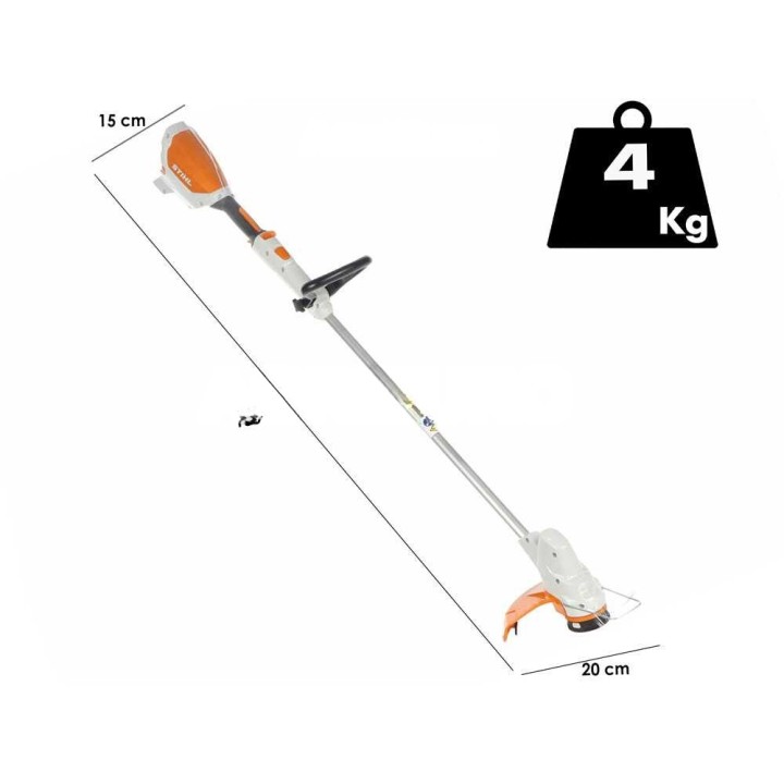 STIHL FSA 57 -akkutrimmeri, 36 V, 400 W, 2 × AK 10-akkua
