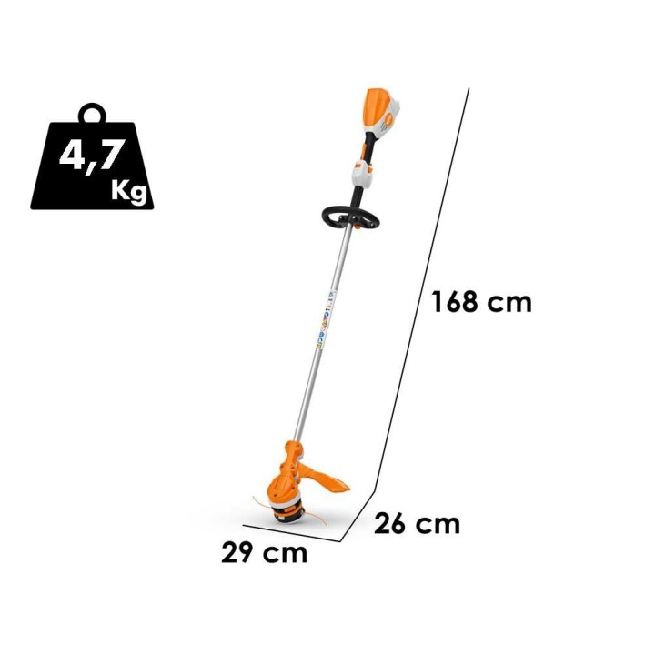 STIHL FSA 70 R akkuraivaussaha, 1 000 W, 36 V, AK 30 S -akku