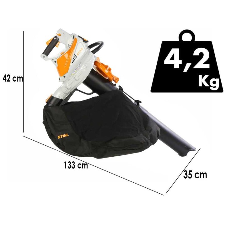 STIHL SHA 56 puhallin-imuri-silppuri, 36 V, AK 20 -akku