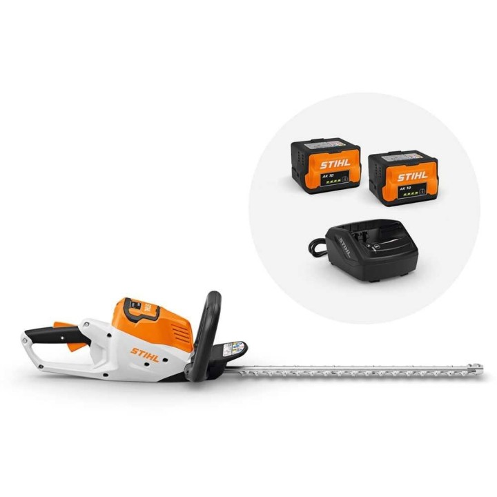 STIHL HSA 50 -akkupensasleikkuri, 50 cm, 2 × AK 10, 36 V