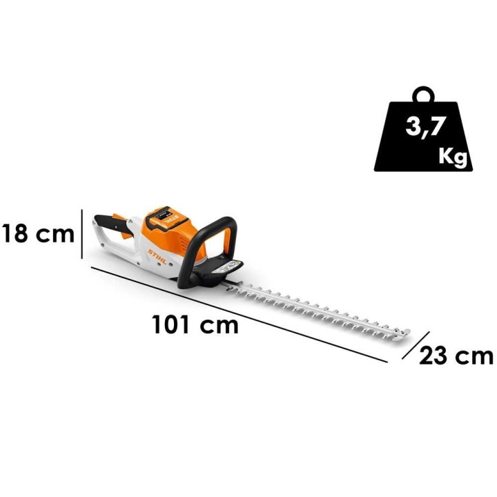 STIHL HSA 50 -akkupensasleikkuri, 36 V, AK 10 -akku, 50 cm