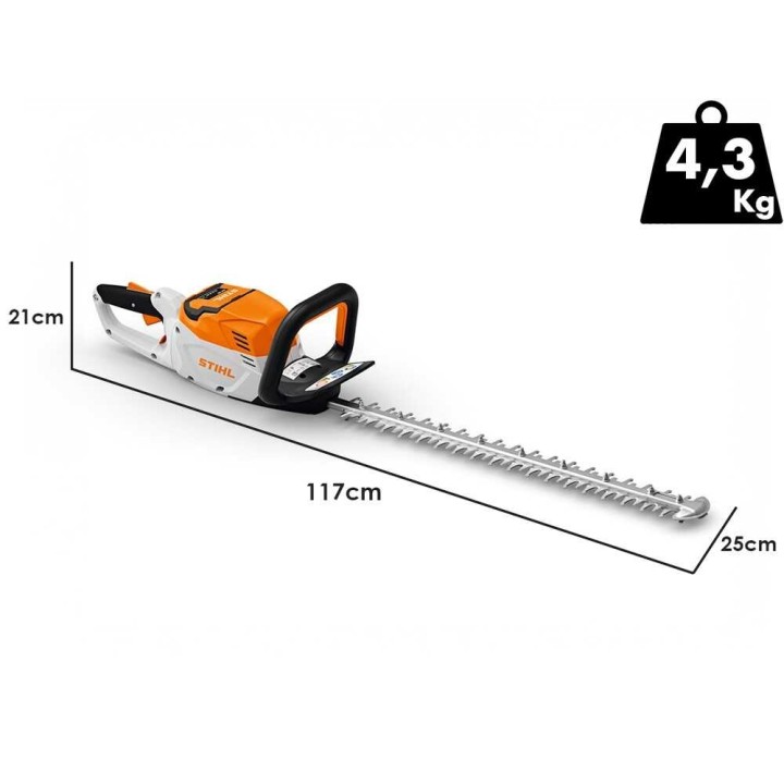 STIHL HSA 60 SET akkupensasleikkuri, 36 V, 60 cm, AK 30 S -akku
