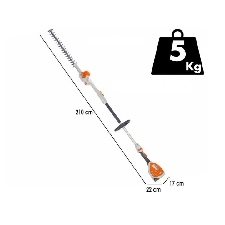 STIHL HLA 56 -akkupensasleikkuri, 45 cm, 36 V, 2 × 4 Ah