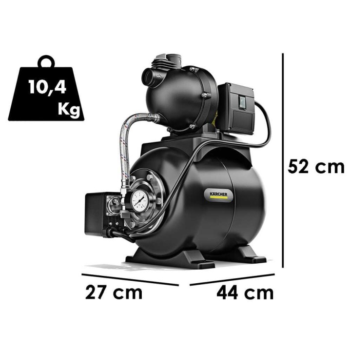 Karcher BP 3.200 Home painevesipumppu, 600 W, 3 200 l/h, 230 V