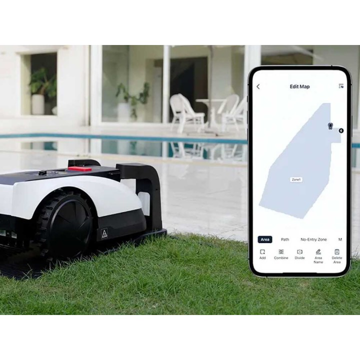 Ecovacs GOAT O800 RTK -robottiruohonleikkuri, 800 m², ilman rajakaapelia