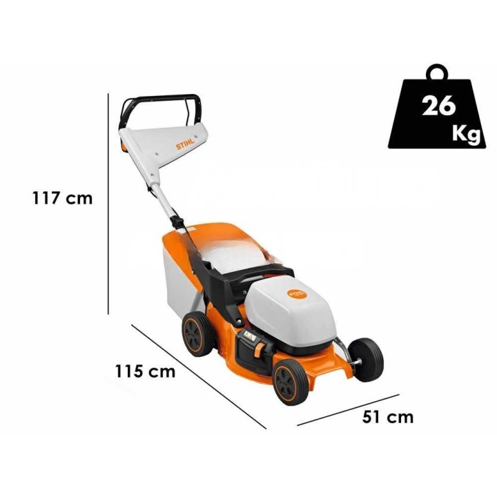 STIHL RMA 243 akkuruohonleikkuri, 36 V, 41 cm, AK 30 S -akku