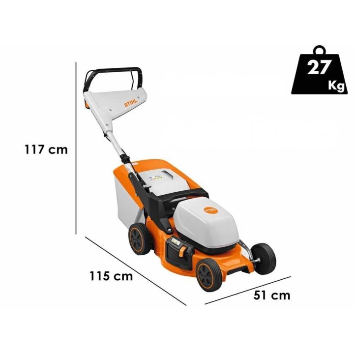 STIHL RMA 248 akkuruohonleikkuri, 46 cm, 36 V, 2 Ah, 1 200 W