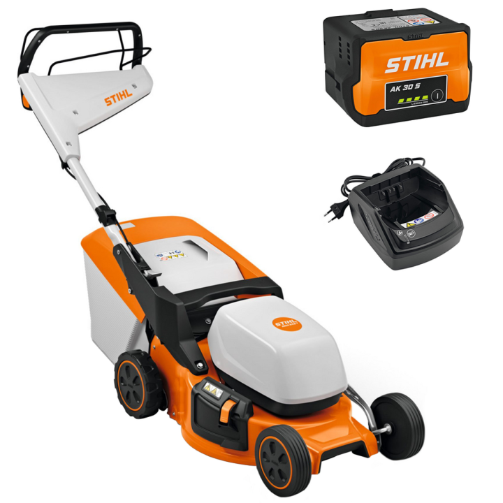 STIHL RMA 248 T akkuruohonleikkuri 36 V 5 Ah 46 cm akku ja laturi