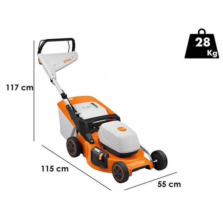 STIHL RMA 253 akkuruohonleikkuri, 36 V, 51 cm, AK 20 -akku