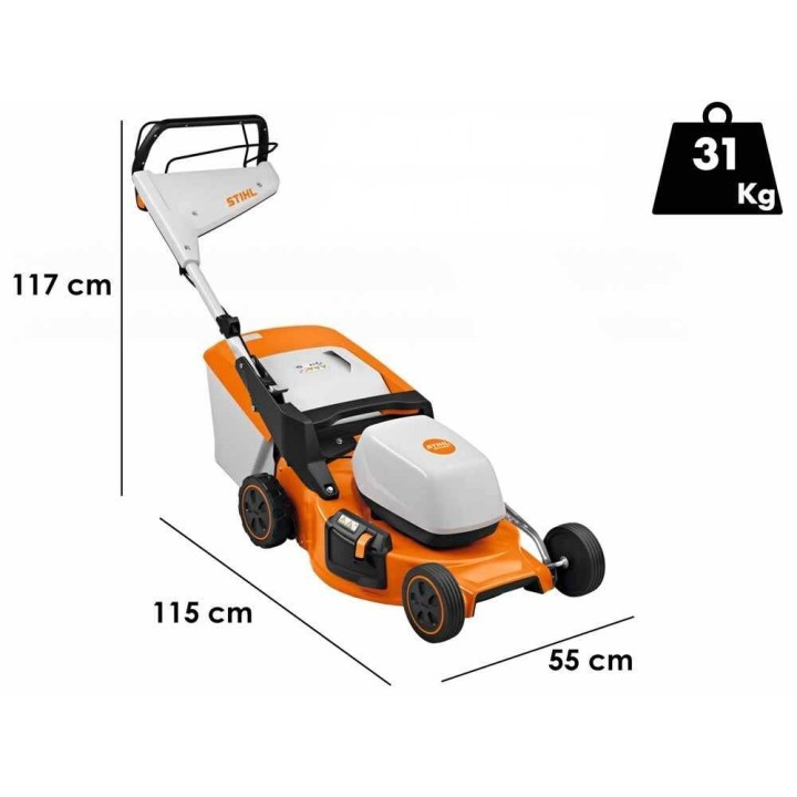 STIHL RMA 253 T akkuruohonleikkuri, 36 V, 2 Ah, 51 cm