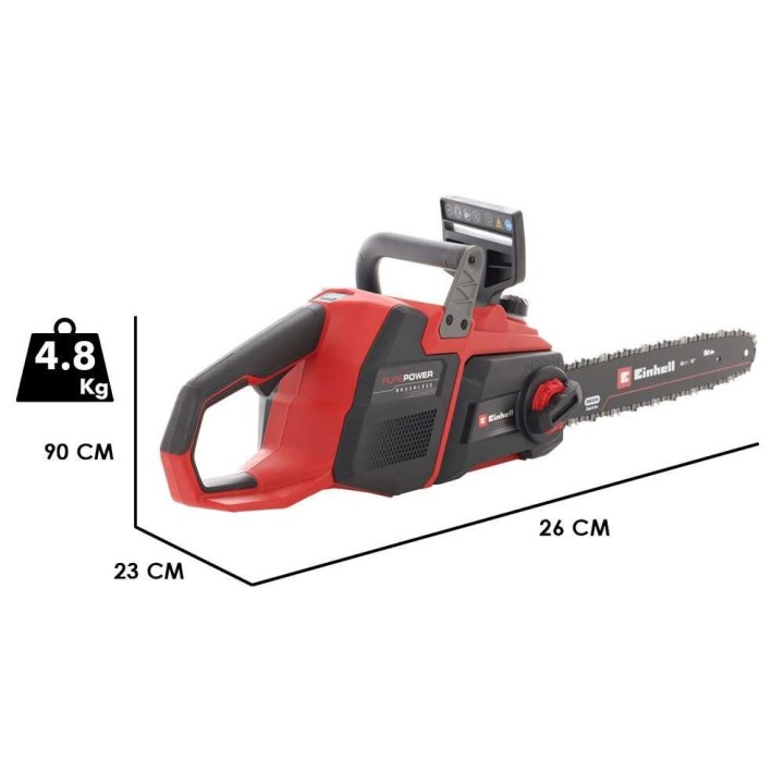 Einhell GP-LC 36/40 LI BL akkuketjusaha, 36 V, 40 cm, 2 × 4 Ah velalliset akut