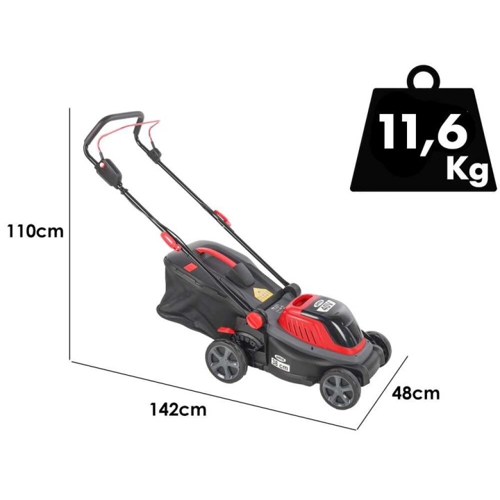 Ama Freemow 98710 akkuruohonleikkuri, 40 V, 38 cm, ilman akkua ja laturia