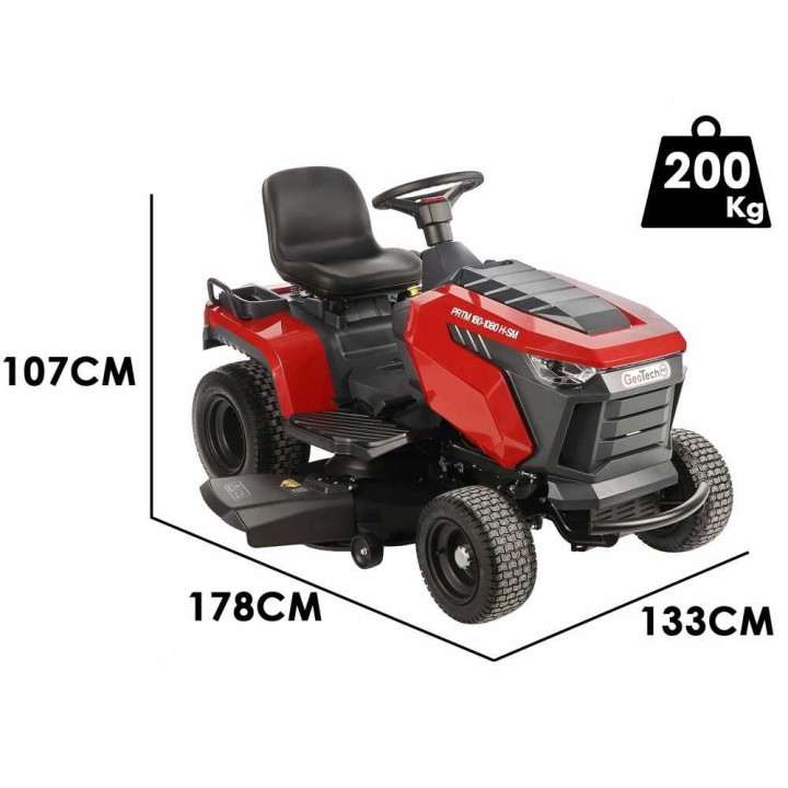 GeoTech Pro PRTM 180-1080 H-SM ajoleikkuri, 17 HP, 108 cm, hydrostaattinen