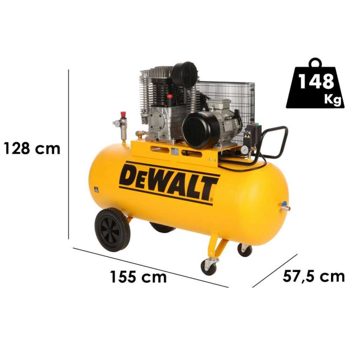 DeWalt DXCMB75T270HCE kompressori, 270 l, 7,5 HP, 400 V, 11 bar