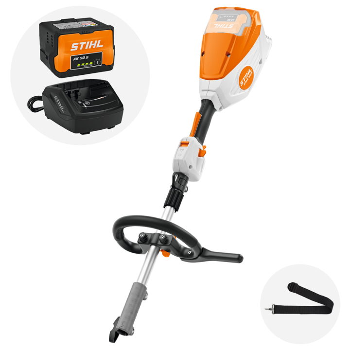 STIHL KMA 80 R akkukäyttöinen Kombi moottori AK 30 S 36 V 5 Ah akku