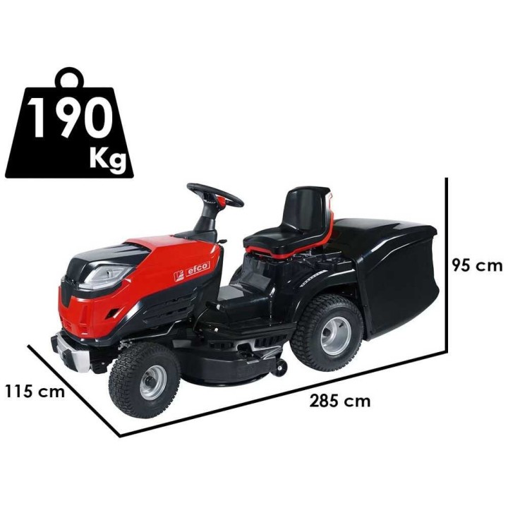 Efco EF 86 R/14.5 K -ruohonleikkuritraktori, 86 cm, 300 l, hydrostaattinen
