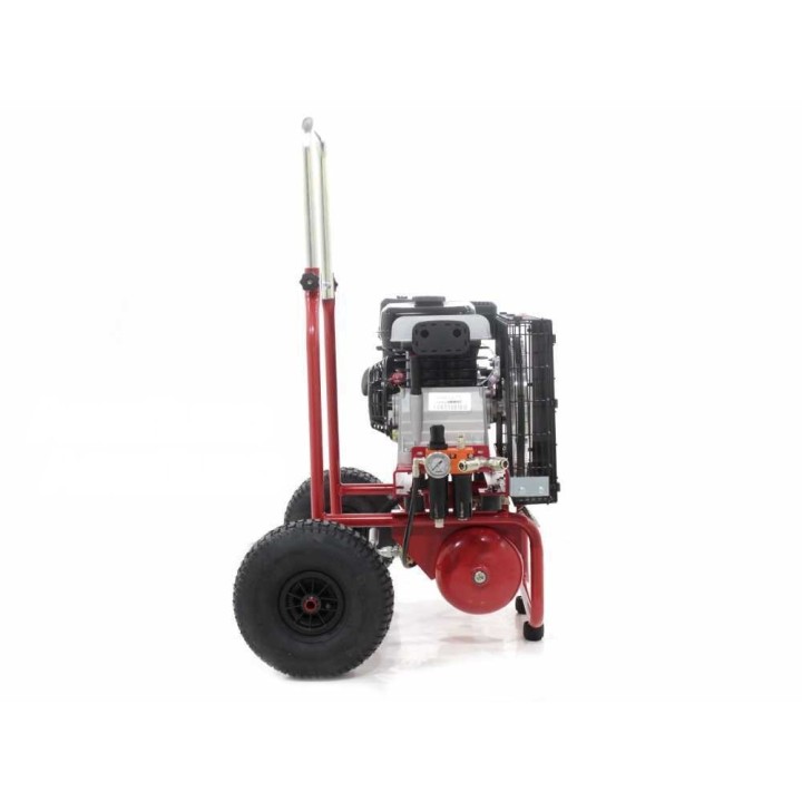 TB 10/270 bensiinikäyttöinen kompressori, 4 HP, 270 l/min, 10 l, 11 bar