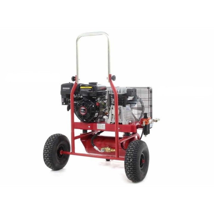 TB 10/270 bensiinikäyttöinen kompressori, 4 HP, 270 l/min, 10 l, 11 bar