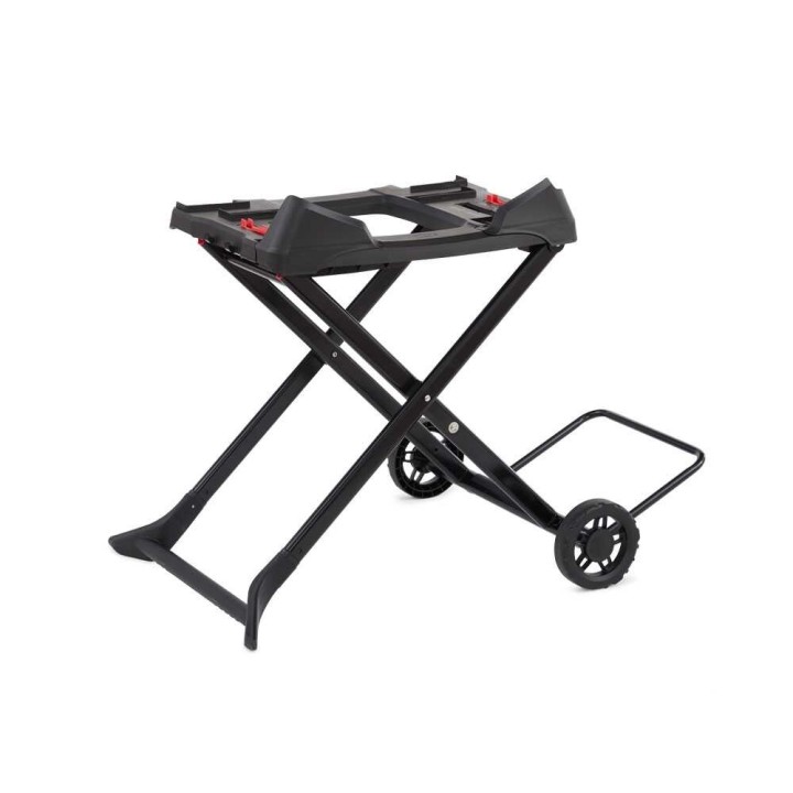 Weber Q1000/Q2000 siirrettävä grillikärry, kompakti rakenne ja kestävät pyörät