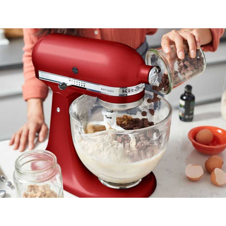 KitchenAid Artisan 5KSM125-EER planetaarinen yleiskone, 4,8 l, 300 W, punainen