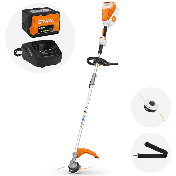 STIHL KMA 80 R akkuvoimaleikkuri 36 V 4 Ah akku ja laturi