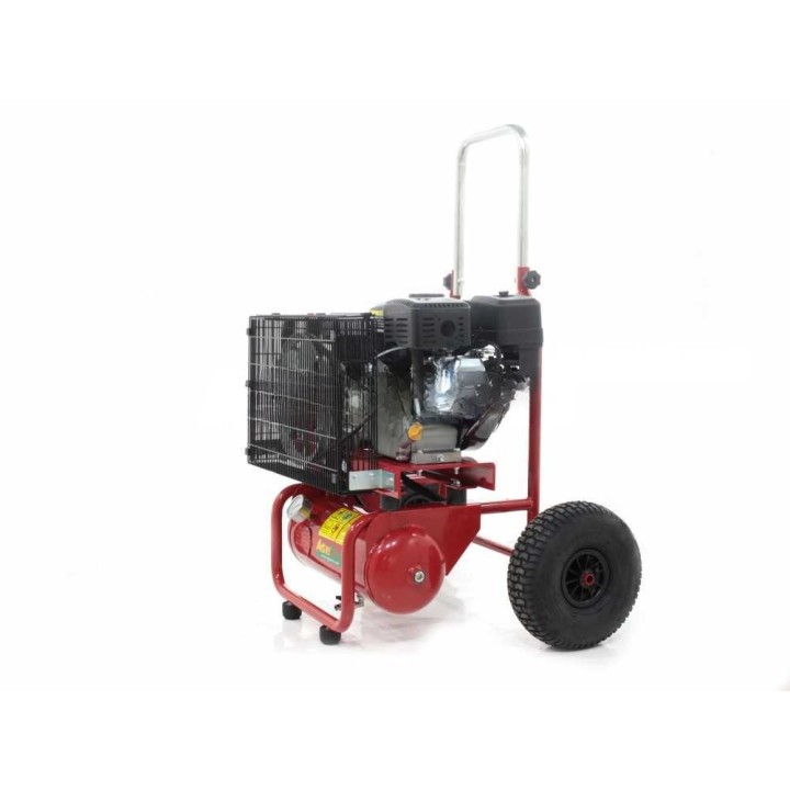 TB 10/270 bensiinikäyttöinen kompressori, 4 HP, 270 l/min, 10 l, 11 bar