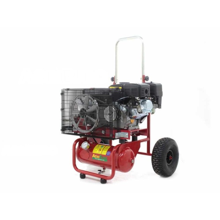 TB 10/270 bensiinikäyttöinen kompressori, 4 HP, 270 l/min, 10 l, 11 bar