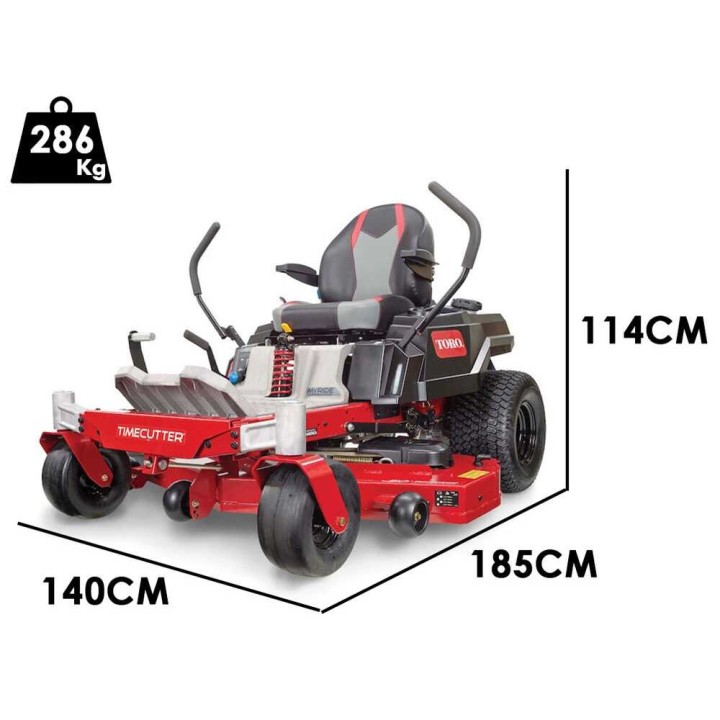 Toro Timecutter MR5075T nollakääntösäteinen ajoleikkuri, Kawasaki FR691V, 127 cm