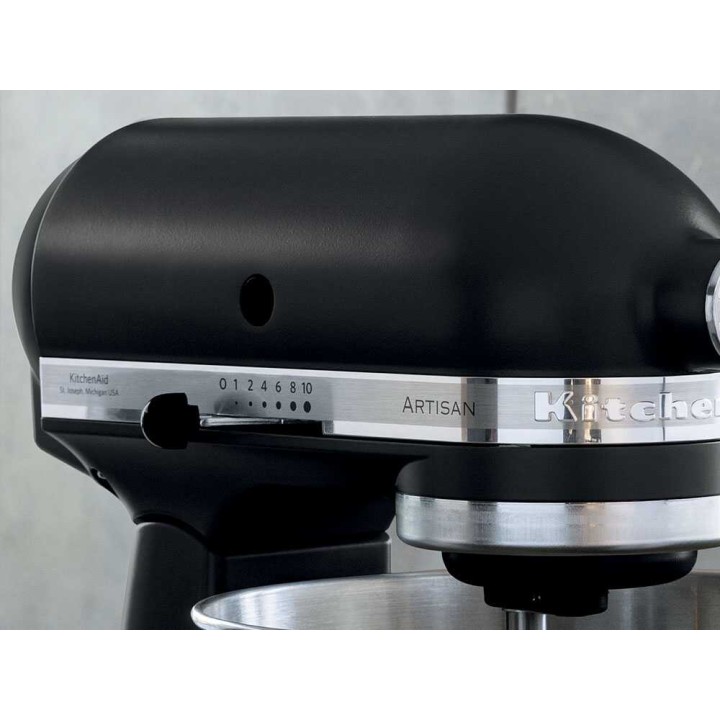 KitchenAid Artisan 5KSM125-EBM planetaarisekoitin, 300 W, 4,8 l, musta