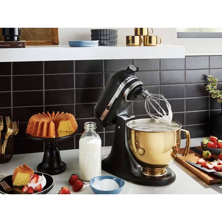 KitchenAid Artisan 5KSM125-EBM planetaarisekoitin, 300 W, 4,8 l, musta