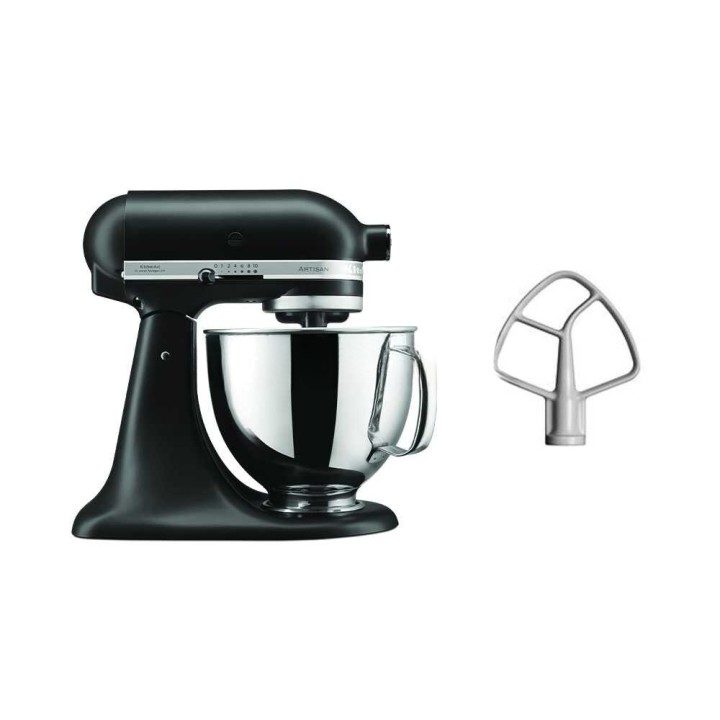 KitchenAid Artisan 5KSM125-EBM planetaarisekoitin, 300 W, 4,8 l, musta