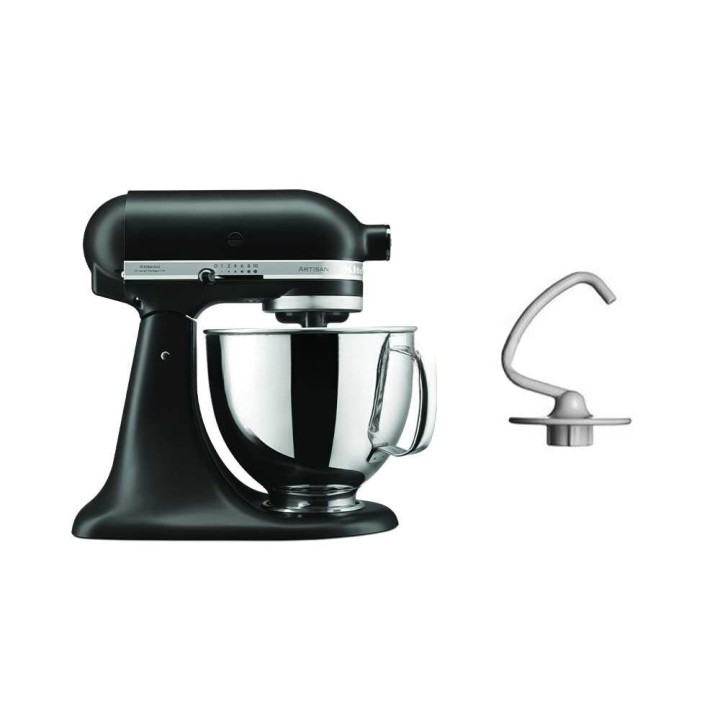 KitchenAid Artisan 5KSM125-EBM planetaarisekoitin, 300 W, 4,8 l, musta