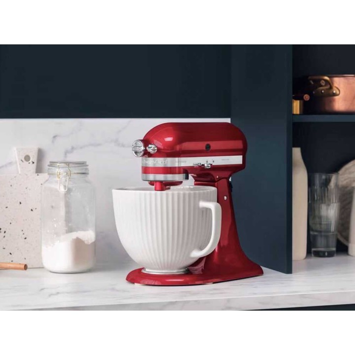 KitchenAid Classic Column keraaminen kulho, 4,7 l, kallistuvapäisiin yleiskoneisiin