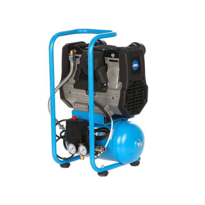ABAC START QUIETE OS10 hiljainen öljytön kompressori, 1 HP, 6 l, 9 bar